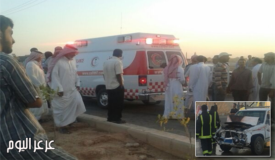 بعد يوم من نشر عرعر اليوم لخطورة تقاطعات الحي ... نجاة شخصين واحتراق سيارة بحادث مروري بحي المنصورية بعرعر