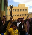 المباراة النهائية لدوري جميل بمدرسة عبدالعزيز بن مساعد الابتدائية
