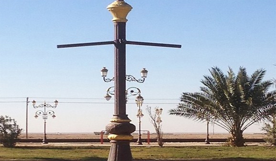 في ظل ضعف الرقابة ... الصليب يعاود الظهور بمشاريع أمانة الحدود الشمالية