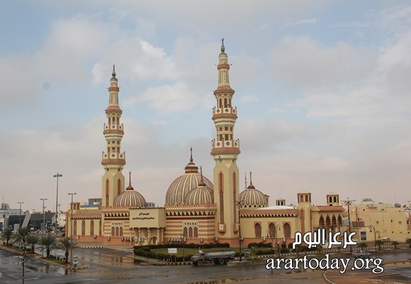 أمطار الخير والبركه تزين صباح مدينة عرعر