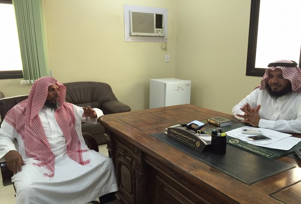 مدير عام فرع هيئة الأمر بالمعروف والنهي عن المنكر بالشمالية يتفقد هيئة رفحاء.