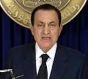 مبارك يرفض التنحي الفوري ويعلن عدم ترشحه لولاية جديدة وإصلاح الدستور