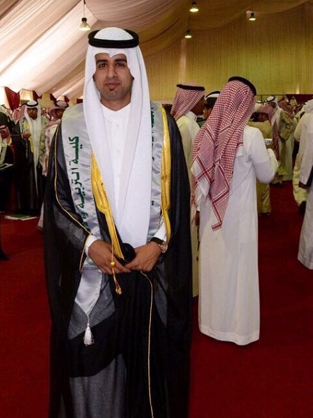 عبدالعزيز حمود هدمول السويلمي ينال درجة البكالوريوس من جامعة الحدود الشمالية