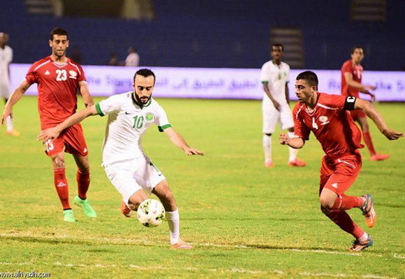 الأخضر السعودي يتفوق بصعوبة على نظيره الفلسطيني في افتتاح تصفيات كأس العالم 2018