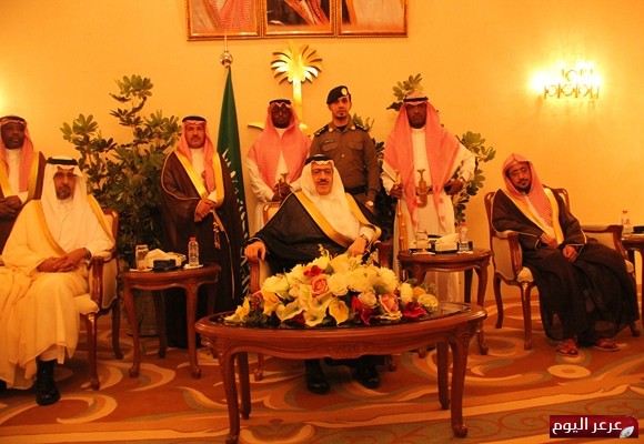 بالصور اهالي الشمالية يستقبلون الامير مشعل بن عبدالله