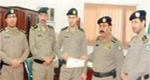 مدير شرطة المنطقة يكرم مدير أمن الطرق في رفحاء