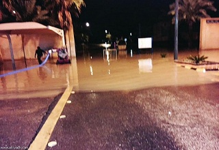 عرعر تغرق في ظل غياب مشروعات السيول