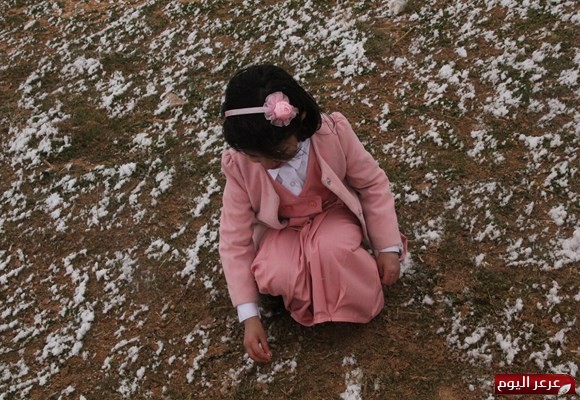 بالصور نور تكسي أرض الشمال البياض وتدعوهم للخروج