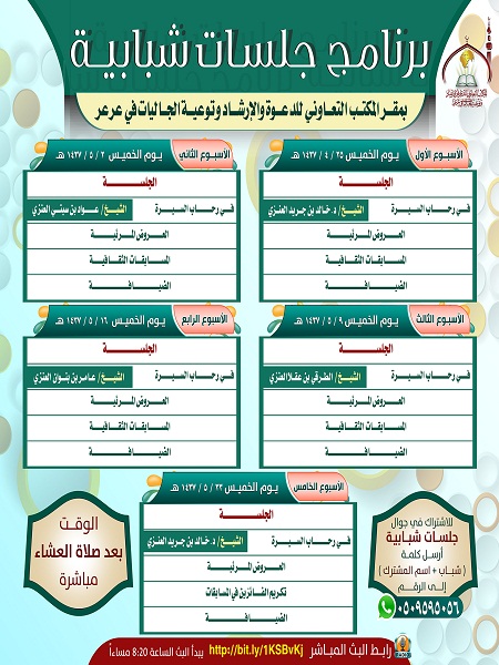بعد صلاة العشاء :
