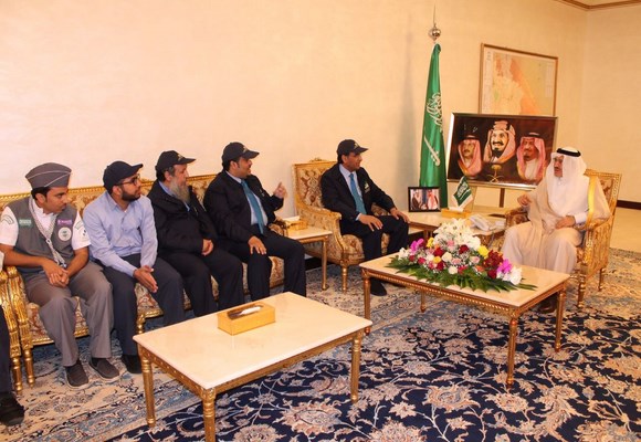 امير الحدود الشمالية يستقبل عميد تقنية عرعر