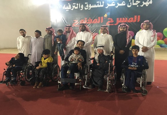 شتاء عرعر يواصل جذب الأهالي بفعاليات خاصة لذوي الإعاقة