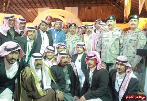 فرقة الدحة في جناح الحدود الشمالية بالجنادرية تشارك رجال حرس الحدود