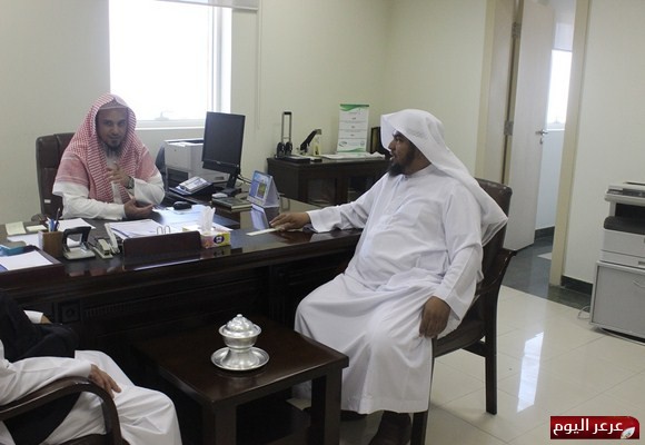 مدير عام فرع الرئاسة العامة لهيئة الأمر بالمعروف والنهي عن المنكر في المنطقة يقوم بجولة تفقديه داخل الفرع