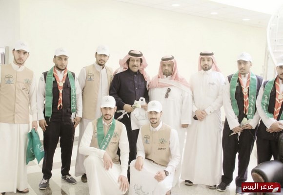 طلاب جامعة الحدود الشماليه يزورن تلفزيون المنطقة