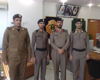 سعادة مدير شرطة المنطقة يقلد الضباط المعينين رتبهم الجديدة