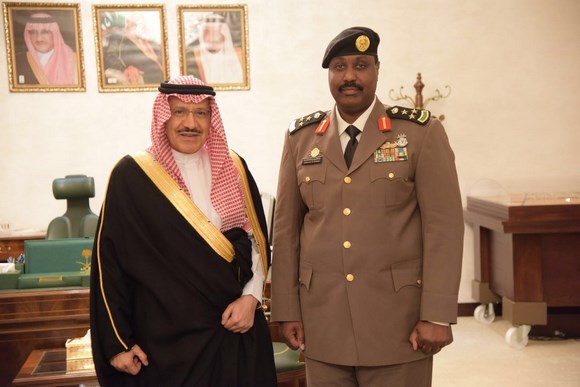 مدير شرطة الشمالية يقلد الدهام رتبته الجديده