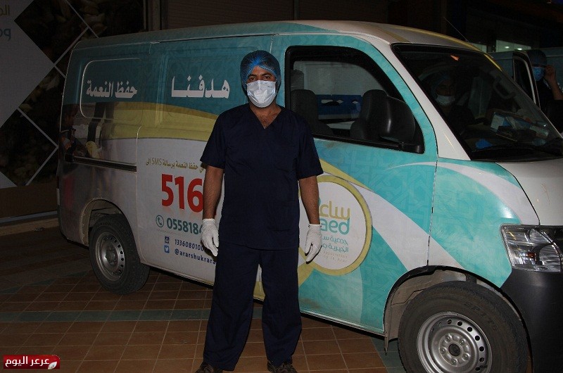 مشروع حفظ النعمة بعرعر يوزع 5010 وجبة فائض 142 خلال العشر أيام الماضية