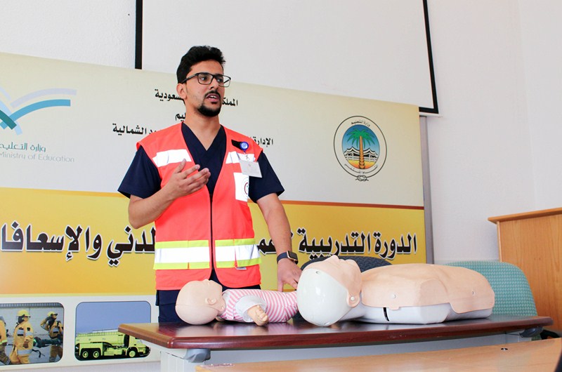 النشاط الكشفي بتعليم الشمالية يقيم دورة في الإسعافات الأولية.