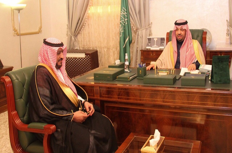 أمير منطقة الحدود الشمالية يستقبل مدير هيئة الرقابة والتحقيق بالمنطقة