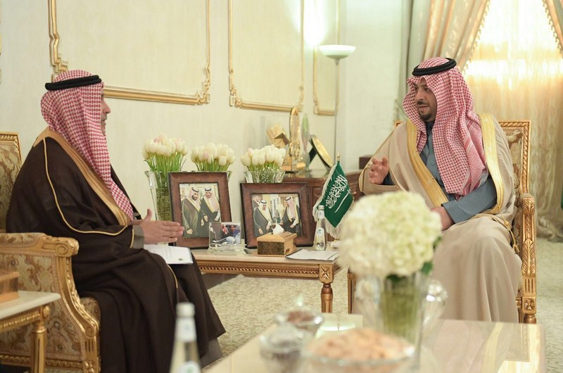 سمو أمير المنطقة يستقبل وكيل وزارة البيئة والمياه والزراعة لشؤون المياه