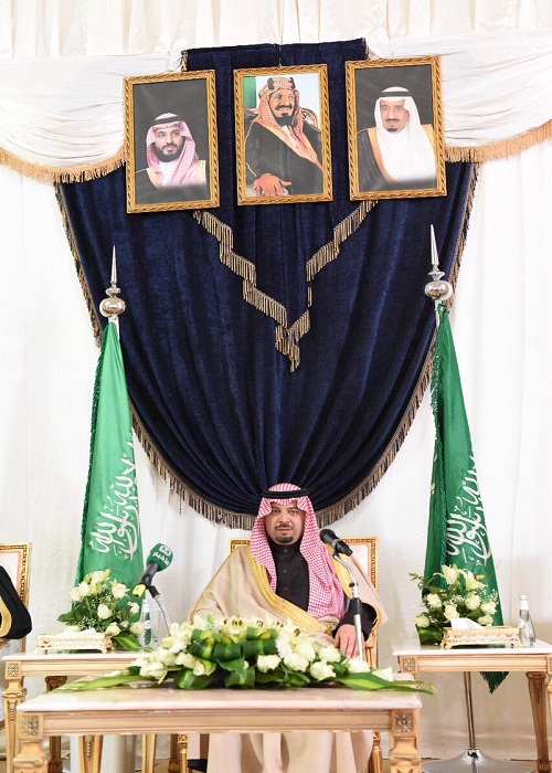 سمو أمير المنطقة يدشن مبنى وزارة المالية والقسم النسائي في أحوال رفحاء