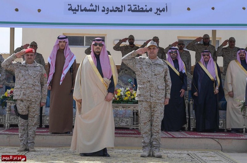 سمو أمير المنطقة يتفقد قوة طريف