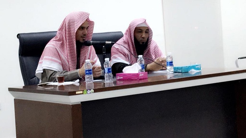 مساعد مدير هيئة الشمالية يلقى كلمة توجيهية للاعضاء العاملين في الميدان