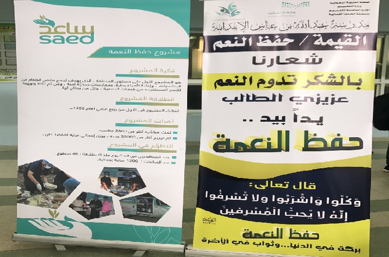 فريق حفظ النعمة بعرعر يزور مدرسة عبدالله بن عباس الابتدائية بعرعر