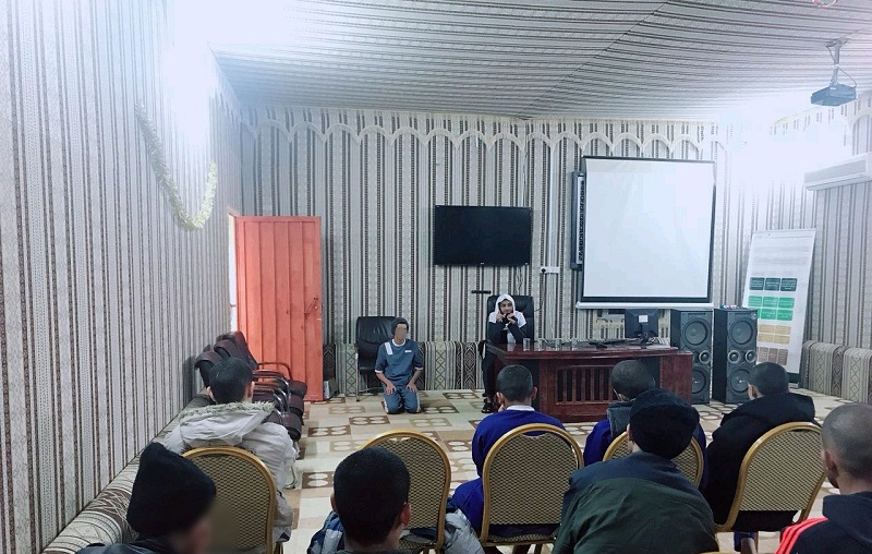 دار الملاحظة الاجتماعيه بعرعر تقييم محاضرة عن صفة صلاة النبي للنزلاء