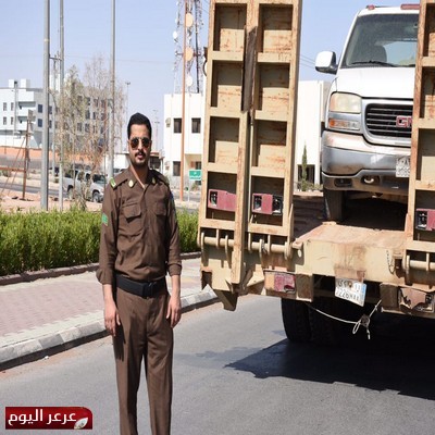 بلدية طريف تقوم بإزاله كل ما يشوه المنظر العام