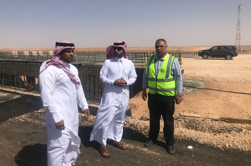 مدير عام فرع وزارة النقل يتفقد مشاريع المنطقة