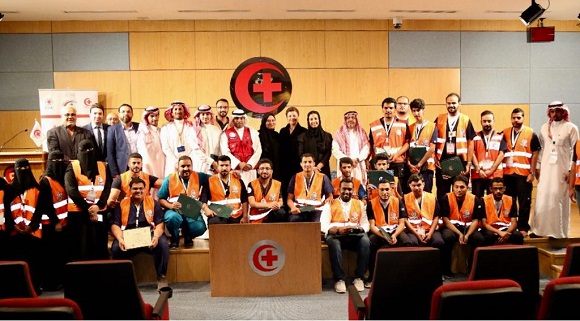 هيئة الهلال الاحمر السعودي تنظم الدورة التاهيلية للحركة الدولية للصليب الاحمر