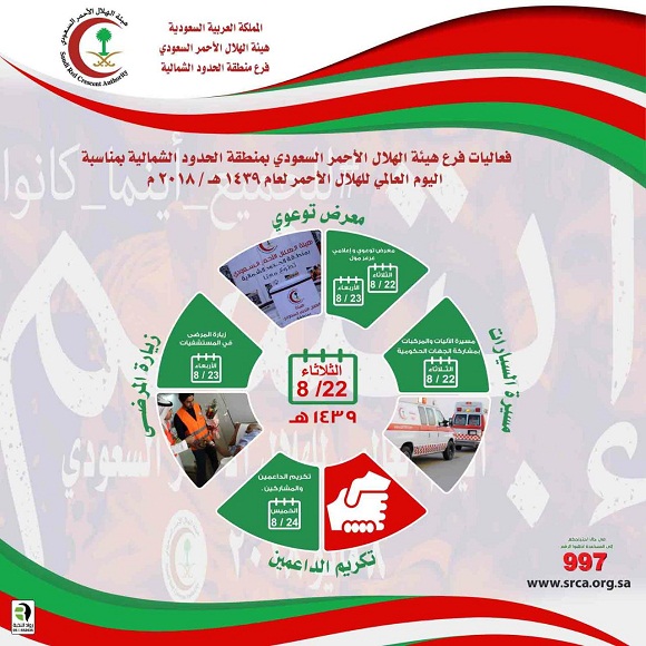 هلال الشمالية يحتفي باليوم العالمي للهلال الأحمر تحت شعار