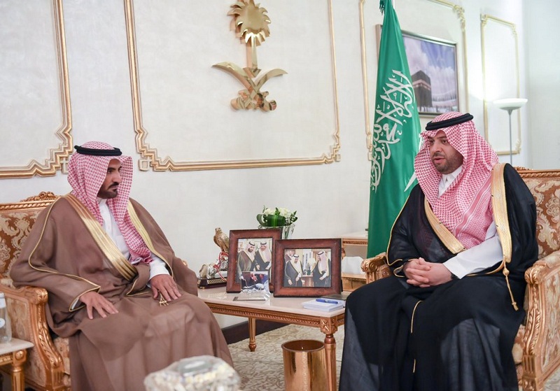 أمير الحدود الشمالية يستقبل مدير مكافحة المخدرات بالمنطقة المعين حديثاً