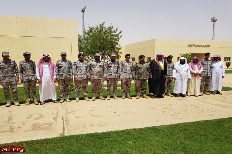 مدير هيئة الشمالية يلقي محاضرة بقيادة حرس الحدود بمحافظة العويقيلة