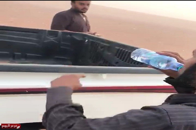 ساعد الشمال يسقي الماء لخمسيني بنهار رمضان