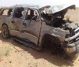 وفاة 9 كويتيين من عائلة واحدة وخادمتين في انقلاب بطريق حفر الباطن - المجمعة