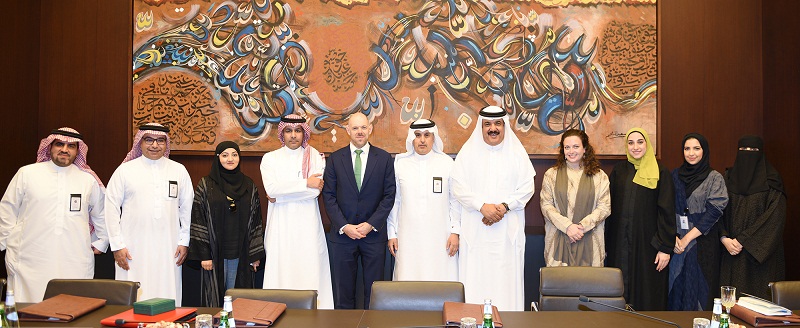 وفد من السفارة البريطانية بالمملكة يزور مركز الملك عبدالعزيز للحوار الوطني