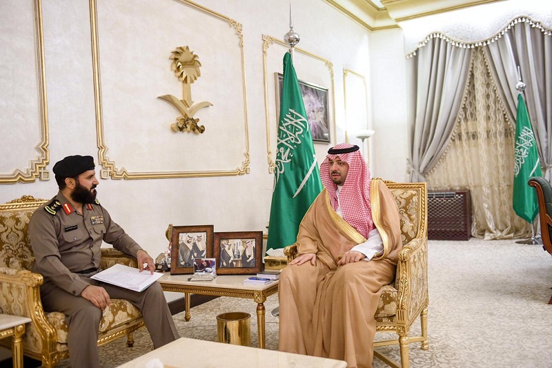 سمو أمير منطقة الحدود الشمالية يستقبل مدير السجون المعين بالمنطقة