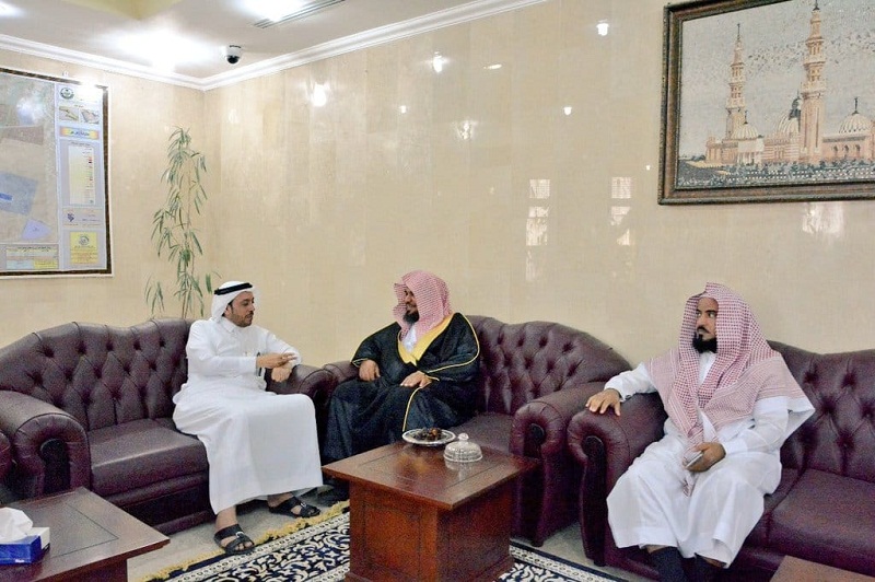 أمين منطقة الحدود الشمالية يستقبل مدير عام فرع الهيئة بالمنطقة