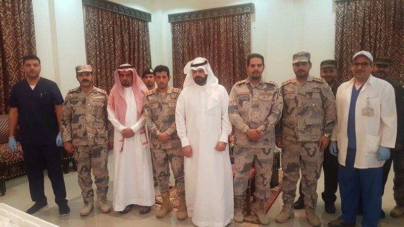 عيادات قوى الأمن بعرعر تطلق حملة التطعيمات لحج 39 لمنسوبي الداخلية