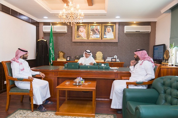 محافظ رفحاء يستقبل مدير مكتب العمل برفحاء