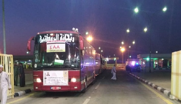 منفذ جديدة عرعر يستقبل الدفعه الثامنه من ضيوف الرحمن