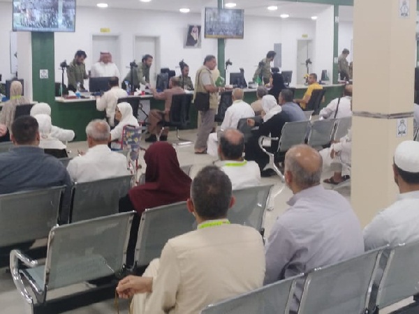 منفذ جديدة عرعر يستقبل الدفعه التاسعه من ضيوف الرحمن