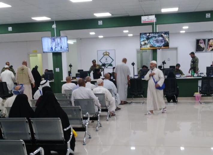 منفذ جديدة عرعر يواصل استقبال الحجاج المغادرين