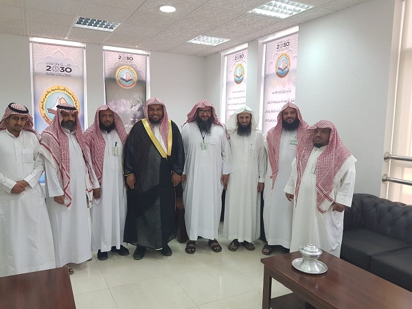 مدير عام هيئة الأمر بالمعروف بالشمالية يزور هيئة محافظة طريف