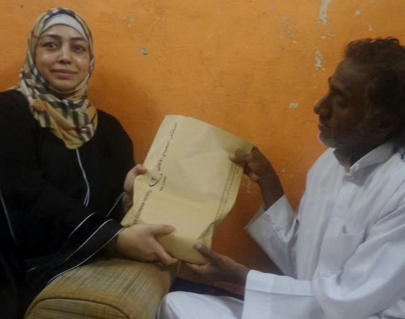 مثقفة صحية في مستسفى السعودي الألماني تنهي معاناة وافد يعاني الفشل الكلوي