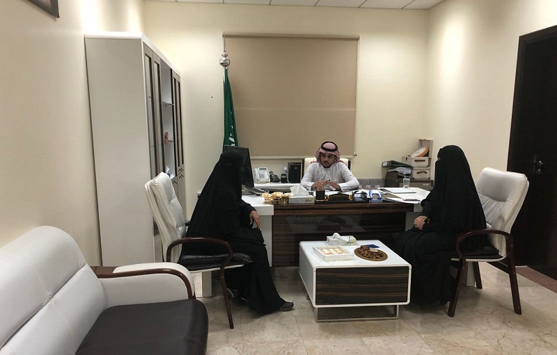 مكتب مساندة الخدمات بالبرج الطبي يزور مركز التأهيل الشامل