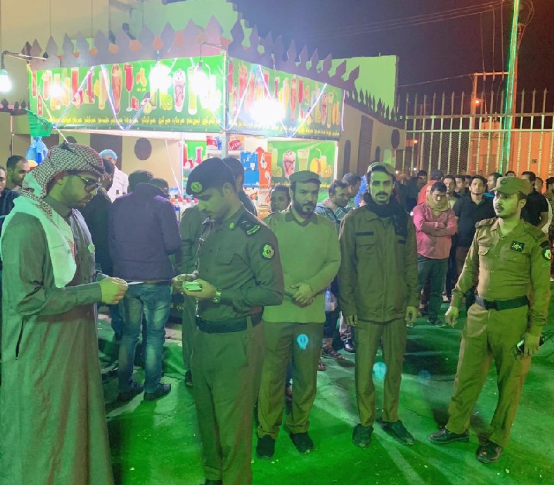 مكتب عمل رفحاء ينفذ حمله على المحال التجارية