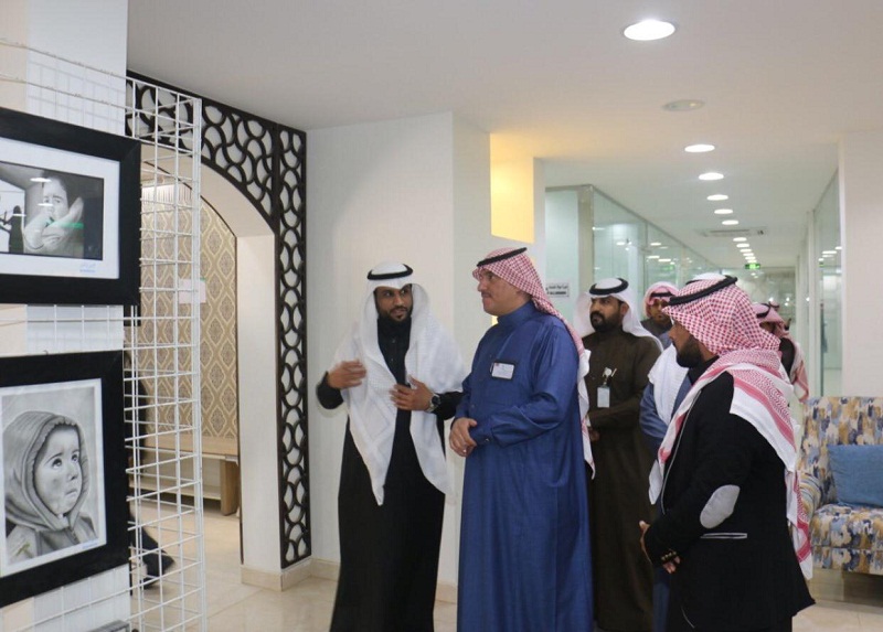 صحة الشمالية تفتتح معرض الفن